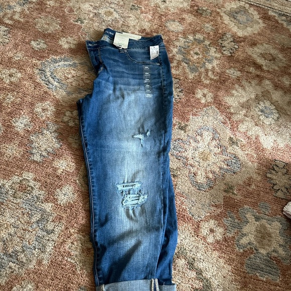 Maurices Distressed Boyfriend Jeans in Blue - Picture 4 of 5